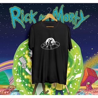 เสื้อยืดสีขาวREADY STOCKD1 RICK AND MORTY เสื้อ RICK AND MORTY 1 ผ้าฝ้าย 100% unisex ผู้ชายผู้หญิงเสื้อ cool tee baju le