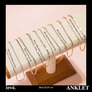 สร้อยข้อเท้า jpeg chain anklet