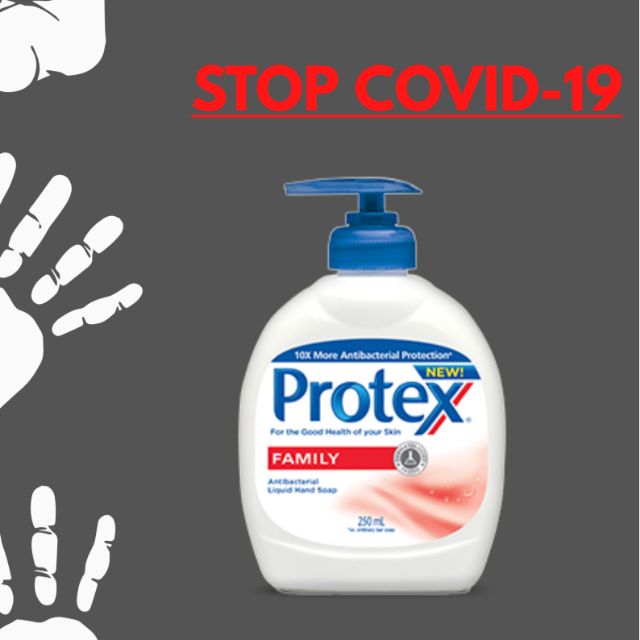📣Protex Antibacterial​Hand Soap 250ml.-สบู่เหลว​ล้างมือ โปรเทคขนาด 250 มล.