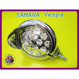 จานฉาย ไฟแต่ง​ สีขาว   -  Vespa YAMAHA  Headlight White Light