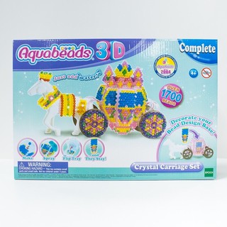 ลูกปัดสเปรย์น้ำ อควาบีท ชุด รถม้าอควาบีด แบบ 3 มิติ / Aquabeads 3D Crystal Carriage Set (ชุดพร้อมเล่น)