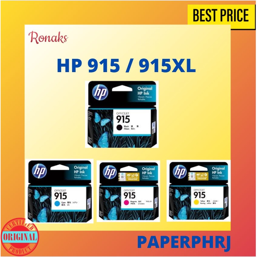 ㍿♂❣HP 915 or HP915 HP915XL HP 915XL HP Original Ink Cartridge