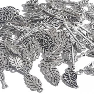 Multiple styles Metal Zinc Alloy Leaves Charms Fit Jewelry Plant Pendant Charms Makings DIY jewelry necklace bracelet production accessories