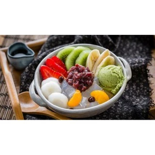 ถั่วแดงอะซูกิกวน สูตรกวนหยาบ ไส้ถั่วแดง ถุงเล็ก 300 กรัม ตราวากาชิ | Tsubuan Red Bean Paste Wagashi