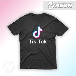 เสื้อยืดสกรีนลาย Tik Tok (2แถว)