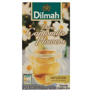 ✨นาทีทอง✨ ดิลมา ชาผงกลิ่นคาโมมายล์ ชนิดซอง 20 ซอง Dilma tea, chamomile scent powder, 20 sachets