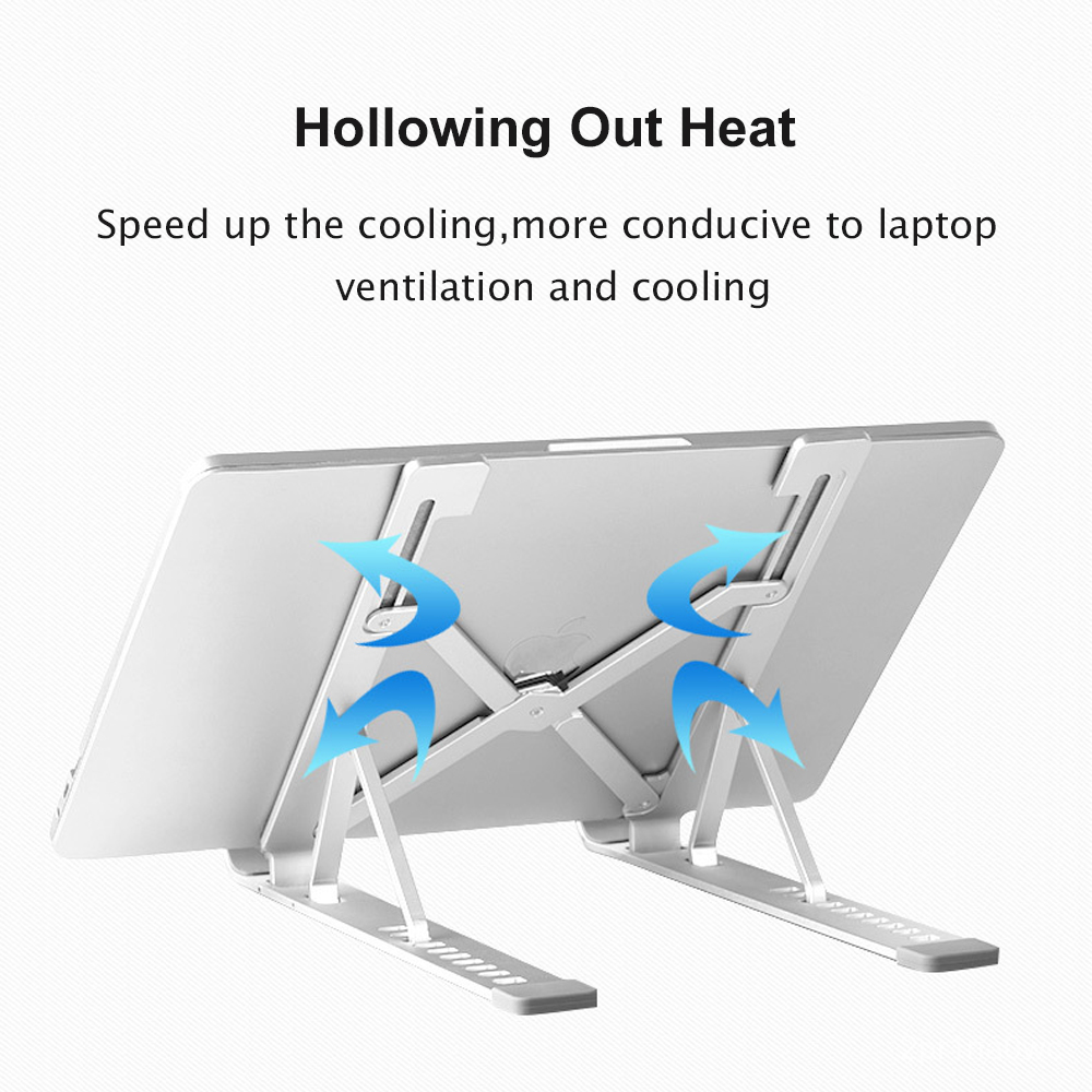 Portable Laptop Stand Adjustable Support Notebook Stand  For Macbook Pro Air Foldable Aluminum Desktop Computer Bracket