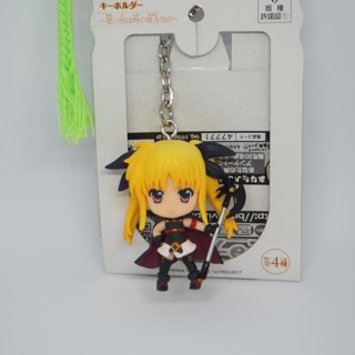 Magical Girl Lyrical Nanoha The MOVIE 1st" Key Chains Fate Testarossa  Banpresto มือ 1