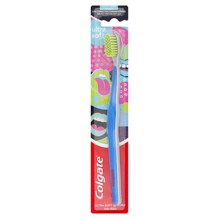 🚚💨พร้อมส่ง!! คอลเกต อัลตร้า ซอฟท์ แปรงสีฟันขนแปรงนุ่มพิเศษ 1 ด้าม Colgate Ultra Soft Toothbrush 1pc