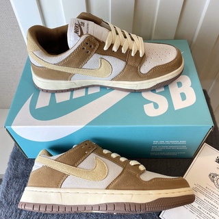 รองเท้ากีฬา รองเท้าสเก็ตบอร์ดลําลอง รุ่น Sb Dunk Beige สีน้ําตาล สไตล์เกาหลี สําหรับผู้ชาย และผู้หญิง