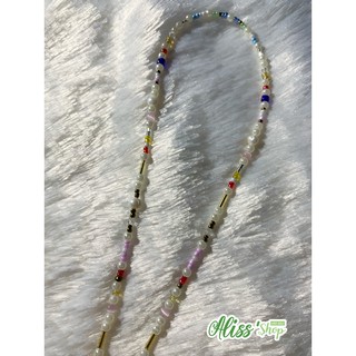 AlissShop สายคล้องแมส Princess mask strap สำหรับสาวสายหวาน Minimal style พร้อมส่ง