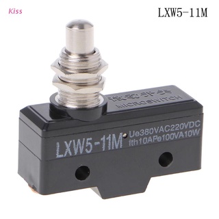 kiss LXW5-11M 3 Screw Terminals Panel Mount Roller Plunger Limit Switch 15A 380V KL