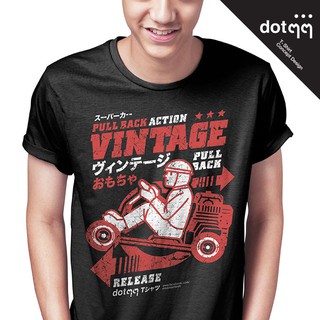 dotdotdot เสื้อยืดผู้ชาย Concept Design ลาย Go Kart (Black)