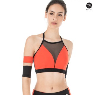 TA ACTIVE JUMPER CROP SPORT BRA สปอร์ตบรา มีสายไขว้ด้านหลัง