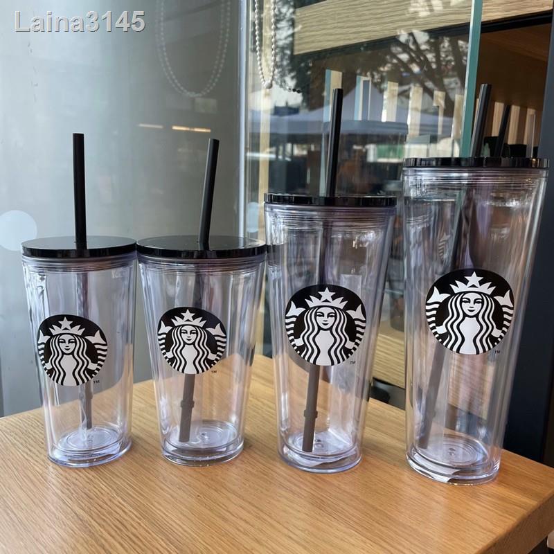 จัดส่งที่รวดเร็วﺴ♙☑แก้วสตาร์บัค Starbucks **ของแท้** [STARBUCKS] เก็บความเย็นได้ แก้วพลาสติก 2 ชั้น สวยมากกกก
