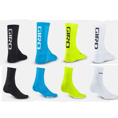 GIRO HRC Team Cycling Socks ยืดหยุ่น ระบายอากาศ สไตล์เรียบง่าย