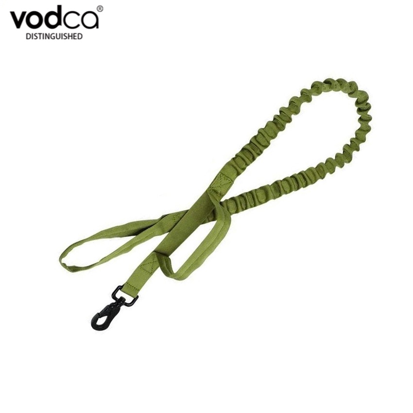Vodca-พร้อมส่ง เชือกจูงสุนัข สายจูงระบบยุทธวิธี Molle เชือกบันจี้จั้มผ้าไนล่อน แข็งแรงทนทาน รุ่น Bb-b02