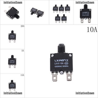 Initiationdawn สวิตช์ความร้อนเบรกเกอร์ ป้องกันไฟโหลดเกิน 1 ชิ้น