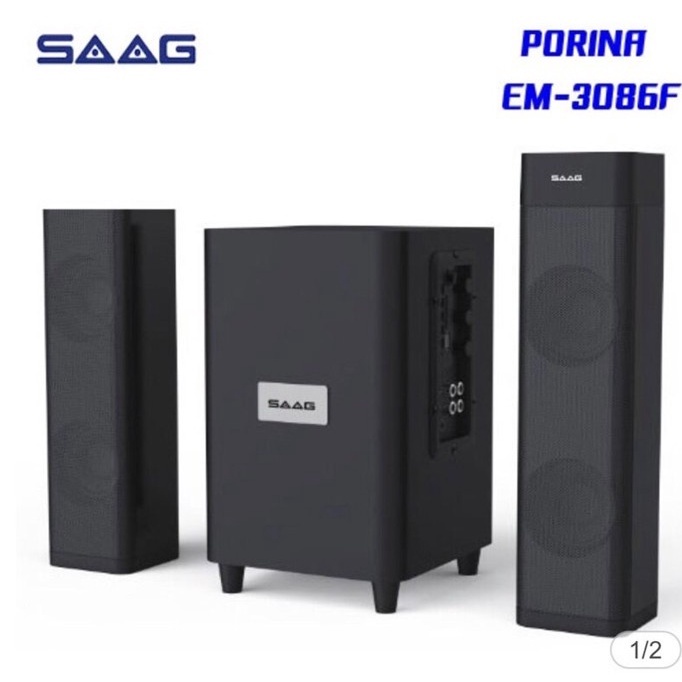 SPK Bluetooth SAAG PORINA ( EM-3086F ) ลำโพง