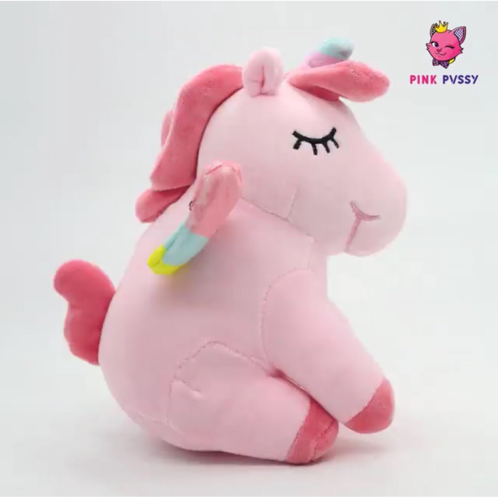 PINK PVSSY ตุ๊กตา Unicorn สีพาสเทล