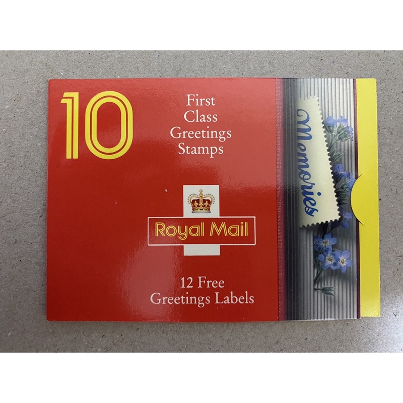 {JK} Great Britain 1992 - Memories Greetings Stamps Booklet MNH Face Value 9.5GBP = RM52 (สีเหลืองอ่