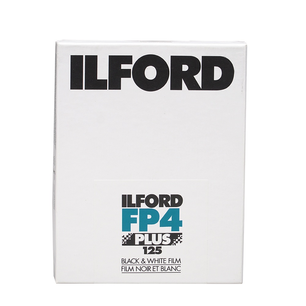 ฟิล์มขาวดำ ขนาด 4x5 นิ้ว ILFORD FP4/125   4×5 INCH