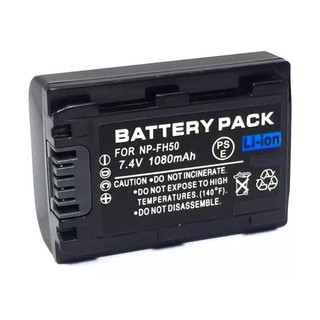 NP-FH40 / NPFH40 / NP-FH50 / NPFH50 / NP-FH60 / NPFH60 แบตเตอรี่กล้องโซนี่ Camera Battery For Sony Replacement Battery..