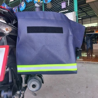 กระเป๋าส่งพัสดุ Super Jumbo กระเป๋าพาดเบาะมอเตอร์ไซค์ ขนาดใหญ่สุด ผ้าเต็นท์ กันน้ำ100%