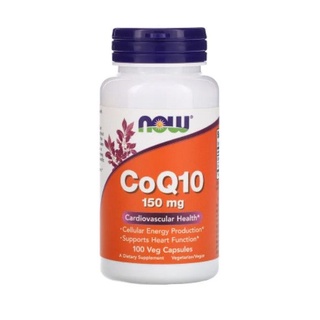 NOW Foods, CoQ10, 150 mg, 100 Veg Capsules