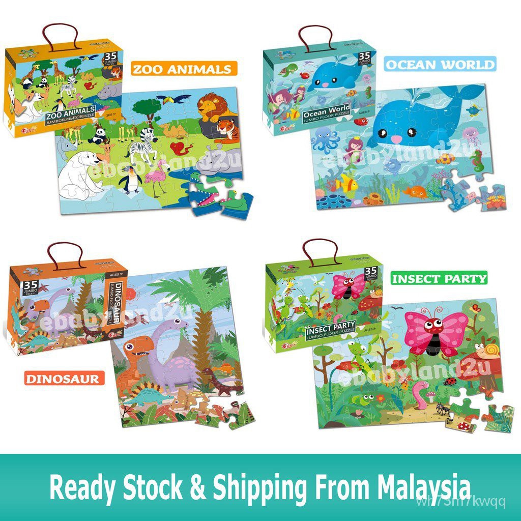 X3Lu Early Learning Kids Puzzle Jumbo Floor Puzzle Educational Toys