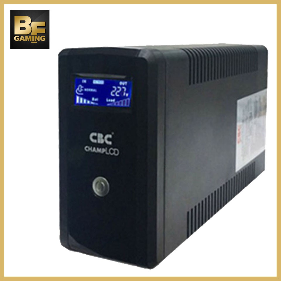 CBC Champ LED 1000VA / 600W UPS Uninterruptible Power Suupply เครื่องสำรองไฟ - สีดำ
