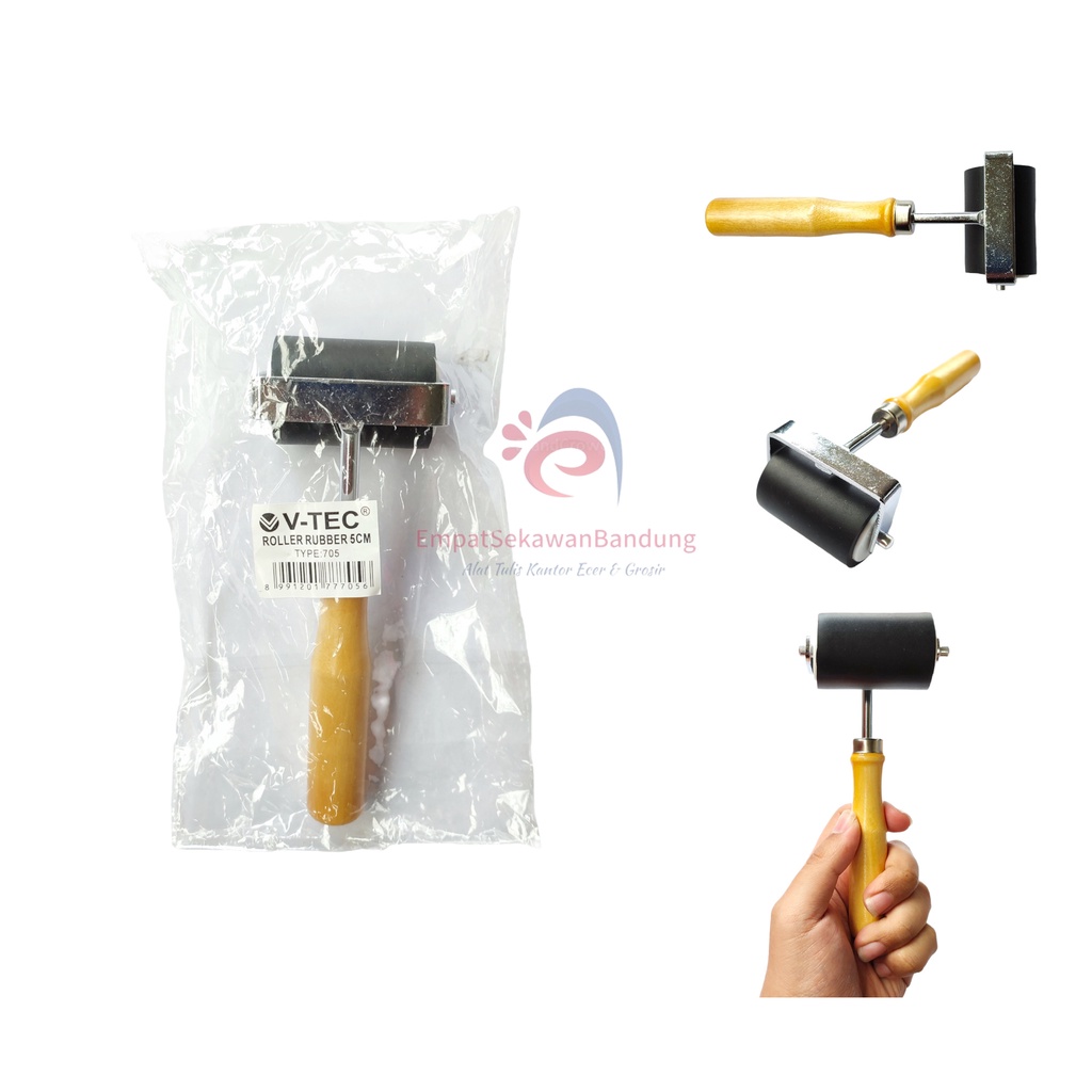 V-Tec Roller Rubber 705 Iron 5 cm / Vtec Roll Painting Iron Material / Roll for Painting V-Tec – Iro