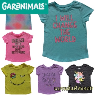 เสื้อเด็ก เสื้อยืดเด็ก เสื้อยืดเด็กผู้หญิง 1ขวบ - 5 ขวบ แบรนด์Garanimals  ผ้านิ่มใส่สบาย