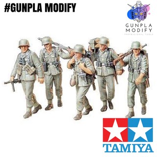 TAMIYA 35184 1/35 โมเดลประกอบ โมเดลทหาร German Machine Gun Crew on Maneuver