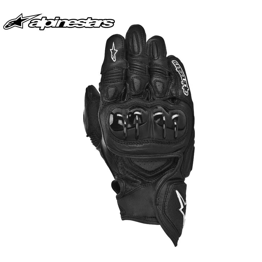 Alpinestars GPX ถุงมือมอเตอร์ไซค์ Racing Leather Full Finger Street Protective Gloves