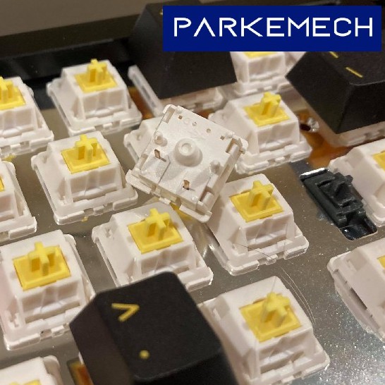 [Linear] NovelKeys Silk Yellow (NK Silk Yellow) x1 สวิทช์ PreLubed