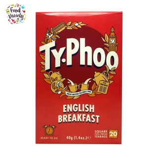 [Best Before  31/Aug/2023]TyPhoo English Breakfast 40g ไทฟู อิงลิช เบรคฟาสต์ 40 กรัม