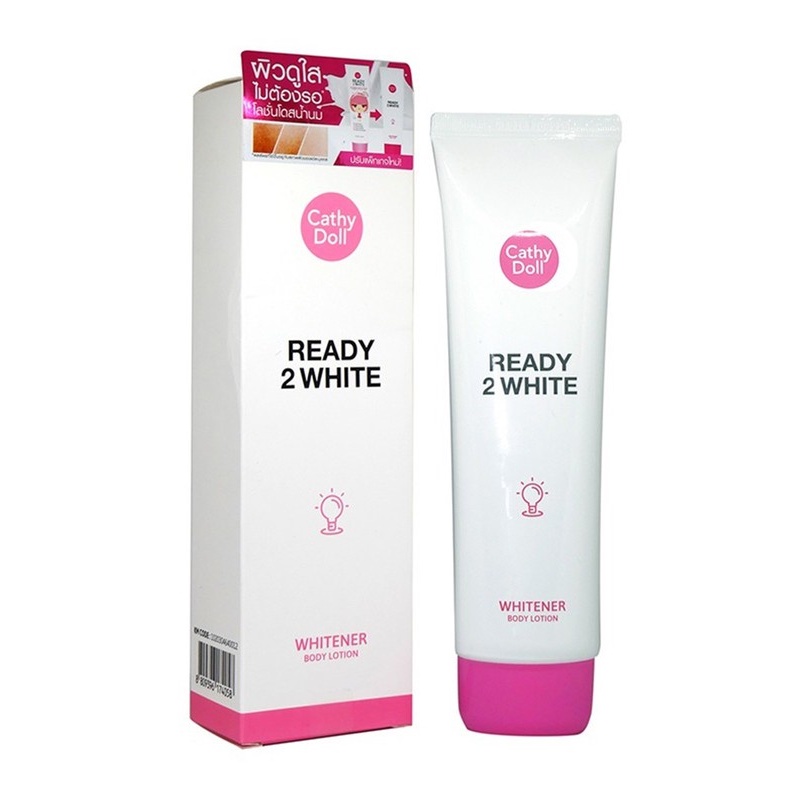 Cathy Doll Ready 2 White Whitener Body Lotion 150ml. เคที่ดอลล์ เรดดี้ทู ไวท์ ไวท์เทนเนอร์ บอดี้โลชั่น