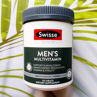 วิตามินรวม สำหรับผู้ชาย Mens Ultivite Multivitamin 120 Tablets (Swisse®)