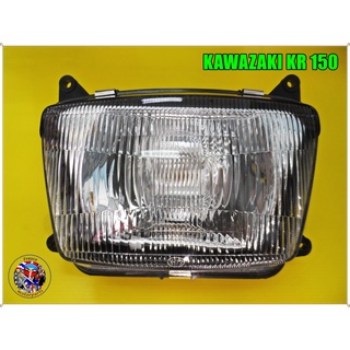 โคมไฟหน้าทั้งชุด (โคมไฟ+ขั้วไฟ+หลอดไฟ) KAWAZAKI KR 150 Headlight Set &amp; Bulb