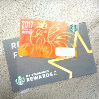 Starbucks card ปีไก่(การ์ดเปล่า)