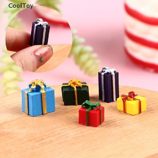 Cooltoy กล่องของขวัญคริสต์มาสจิ๋ว สําหรับตกแต่งบ้านตุ๊กตา 1/12