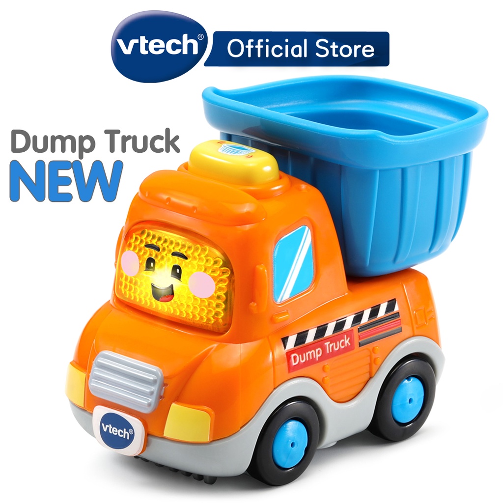 VTech Dump Truck Go!Go!Smart Wheels Music & Lights Vehicle Toys 1-5 years รถดั๊มพ์ รถบรรทุก ของเล่นเด็ก 80-517300