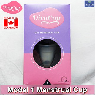 ถ้วยประจำเดือน Model 1 Menstrual Cup - DivaCup สำหรับประจำเดือนมาปานกลาง