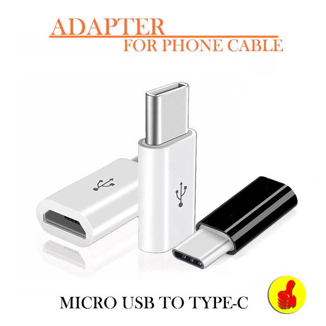 อะแดปเตอร์เชื่อมต่อ Micro USB to Type C สำหรับ Android Phone