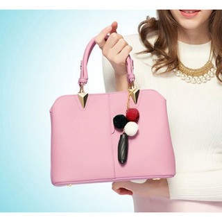 พร้อมส่ง กระเป๋าสะพายไหล่และกระเป๋าถือ มีพู่ห้อยน่ารัก แฟชั่นเกาหลี Sunny-920