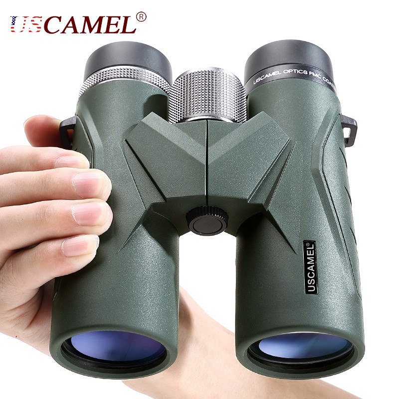 USCAMEL Professional HD 10x42 กล้องส่องทางไกลเหมาะสําหรับการล่าสัตว์กลางแจ้ง Camping และคอนเสิร์ตปีนเขา