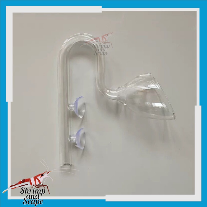 Lily Pipe Outflow 12mm 12/16 Canister Filter Glass