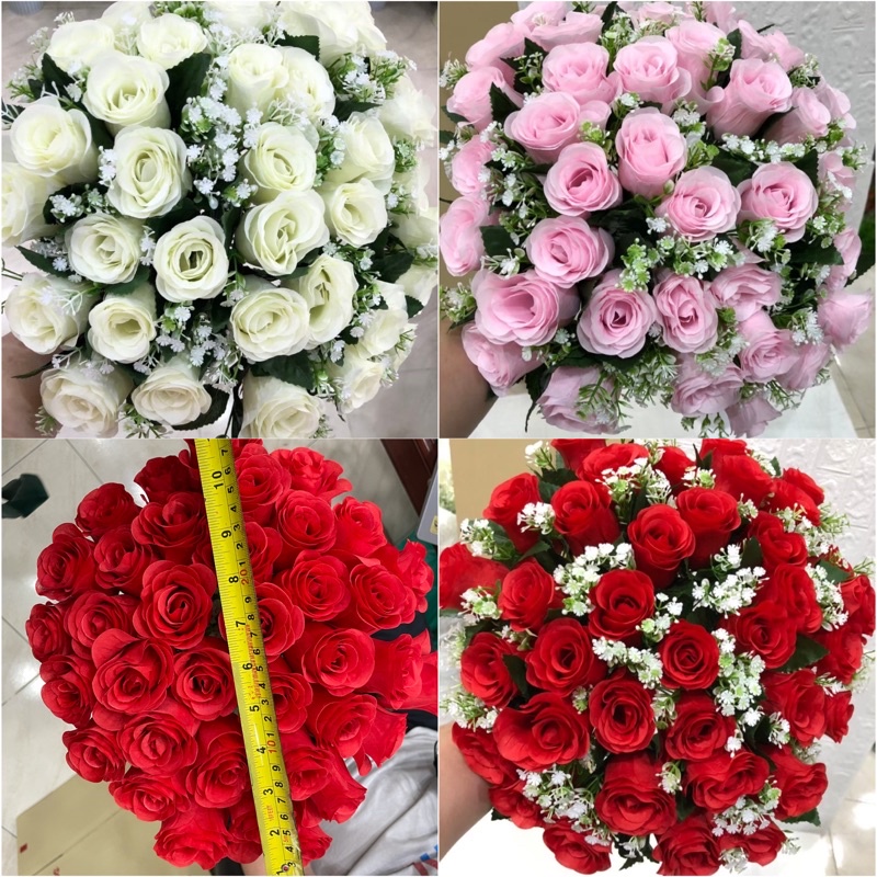 พร้อมส่ง ช่อกุหลาบบูเก้36ดอก รุ่นยิปซี ช่อกุหลาบวาเลนไทน์ กุหลาบเสมือนจริง ดอกไม้ประดิษฐ์