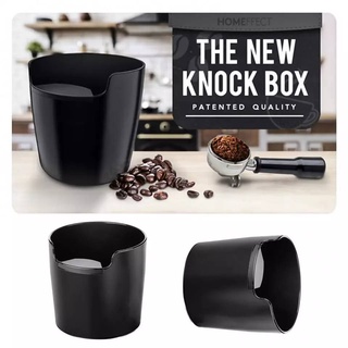 ถังเคาะกากกาแฟ Coffee Knock Box พลาสติก ถังทิ้งกากกาแฟ สีดำ✨พร้อมส่ง✨